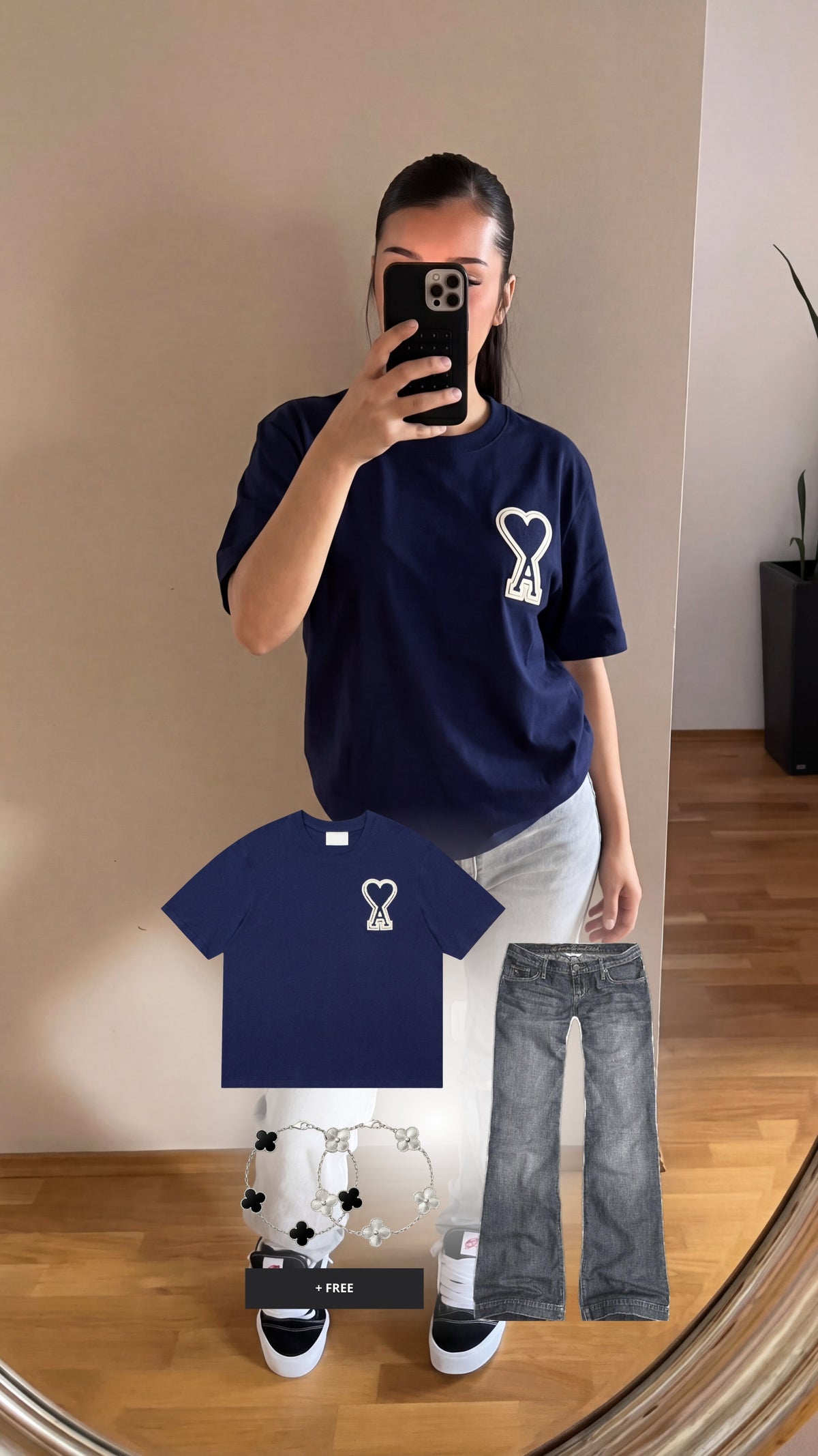 VIRAL OUTFIT - Clean marineblau