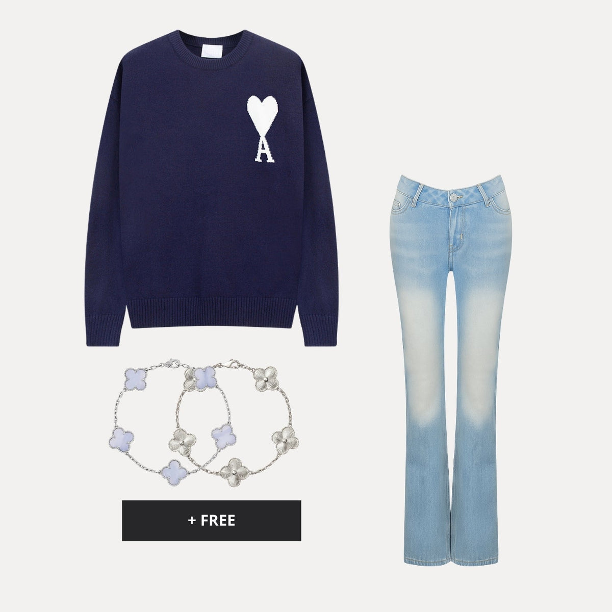 VIRAL OUTFIT - blau Whisper