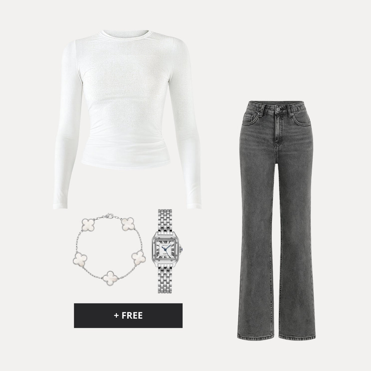 VIRAL OUTFIT - silber Night