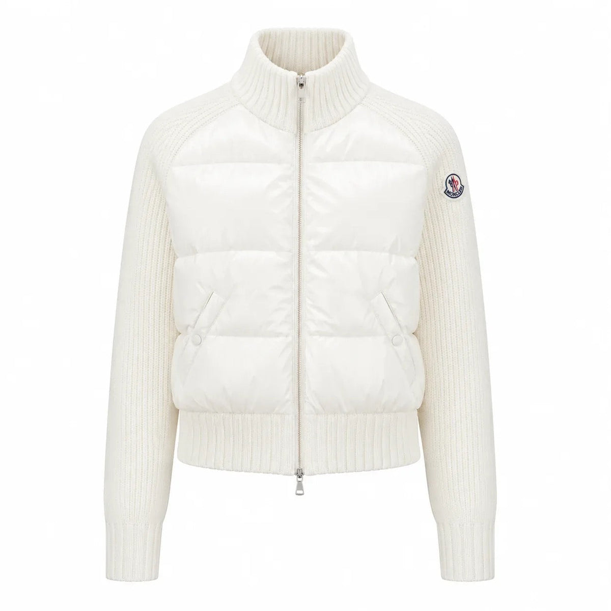 "Monc" Hybrid jacket weiß