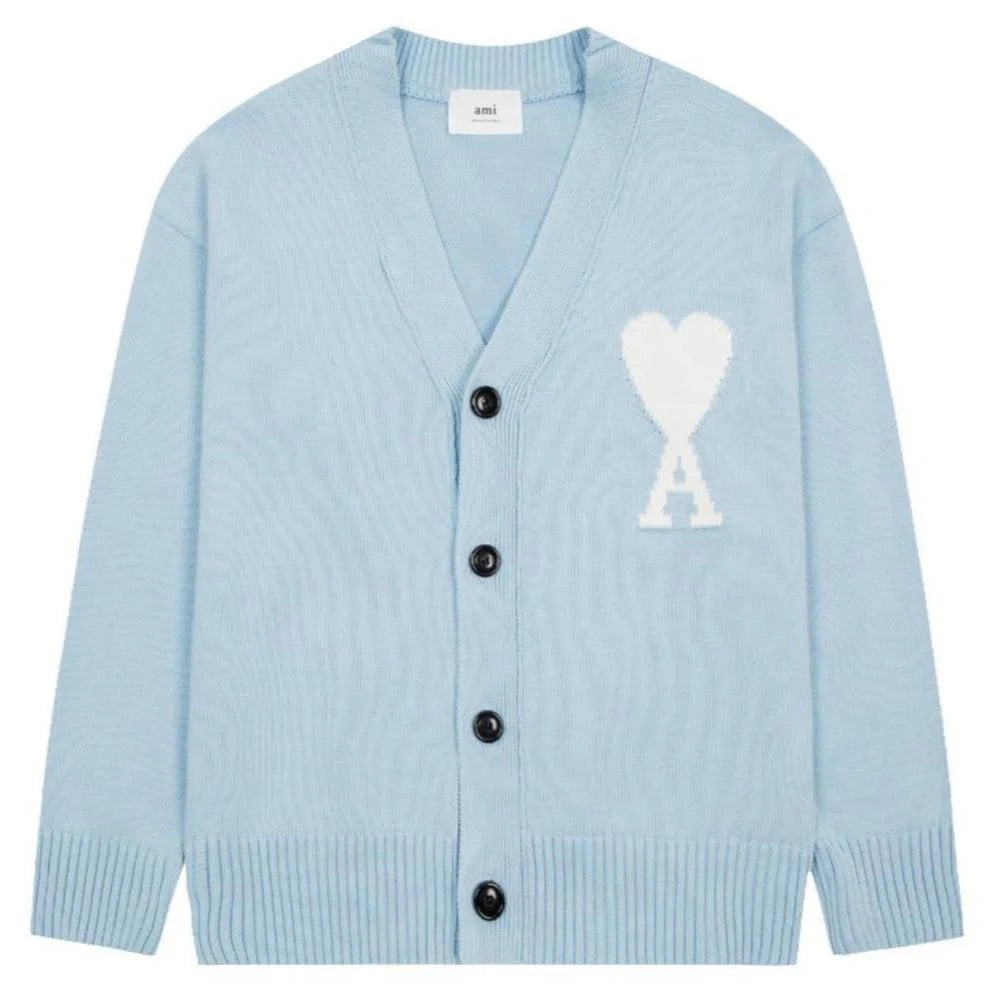 Ami Cardigan mit gesticktem A-HERZ