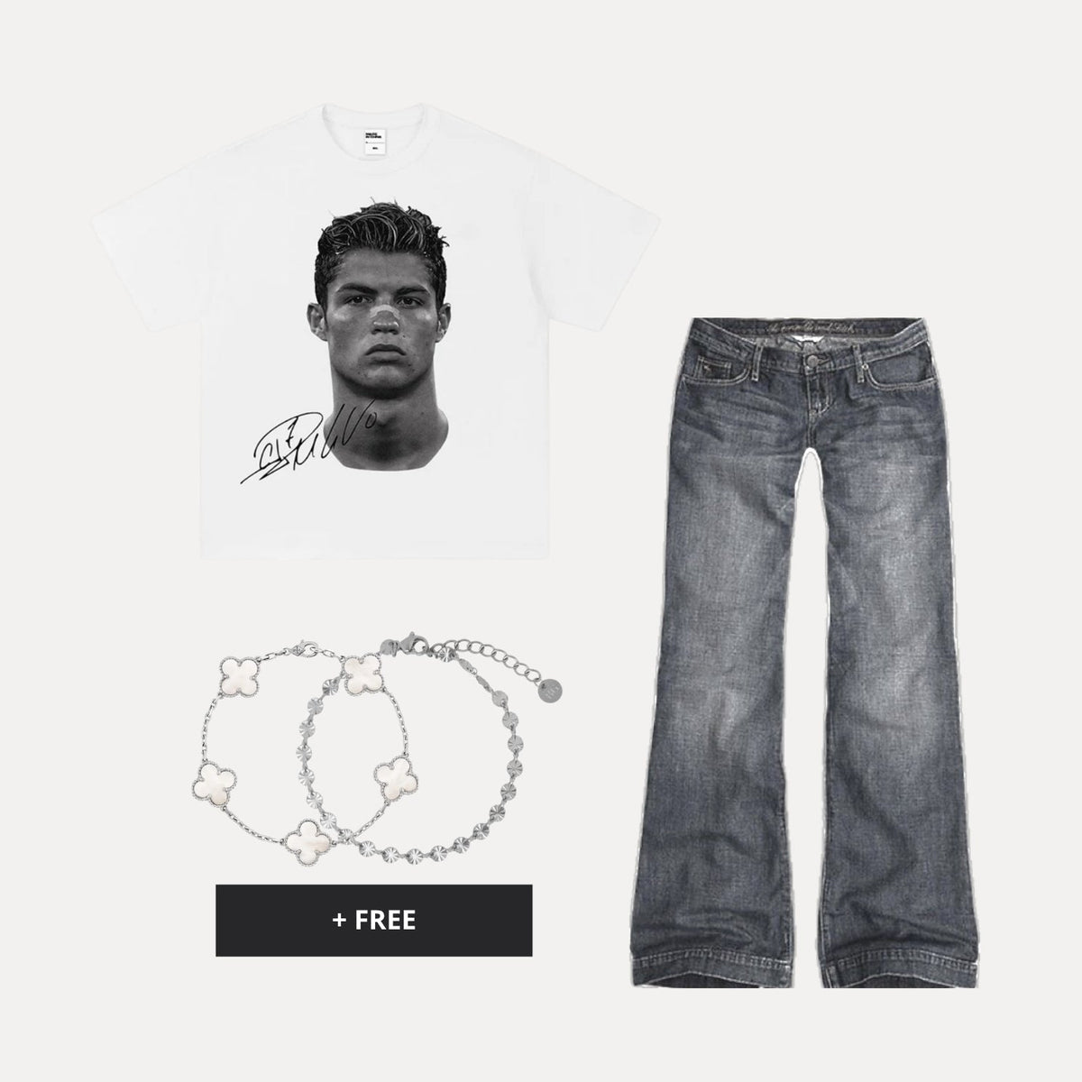VIRAL OUTFIT - silber Shadow