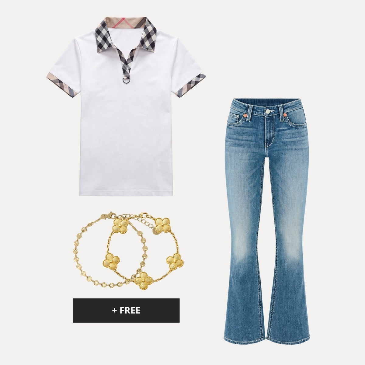 VIRAL OUTFIT - weiß Luxe